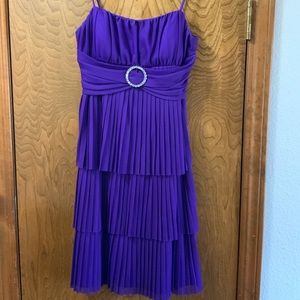 Purple Cocktail Dress